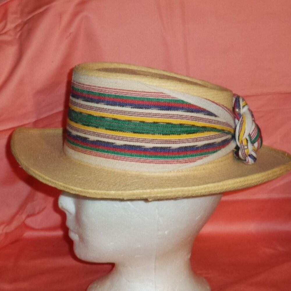 LA GIRALDA PANAMA WIDE BRIM HAT-MADE 100% PALM LEAVES-NEW - Picture 4 of 6